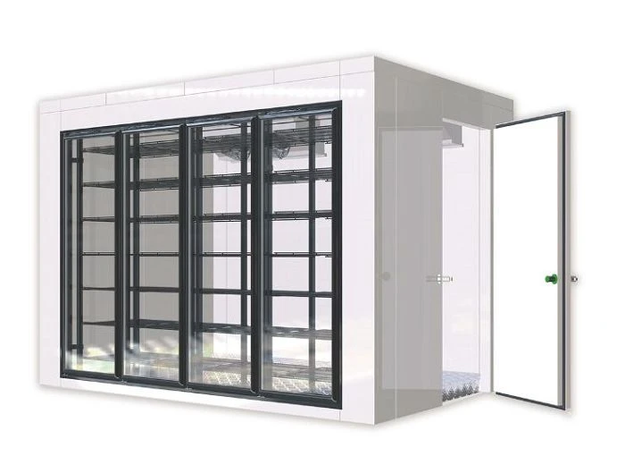 Walk In Freezer with Insulated Glass Door price